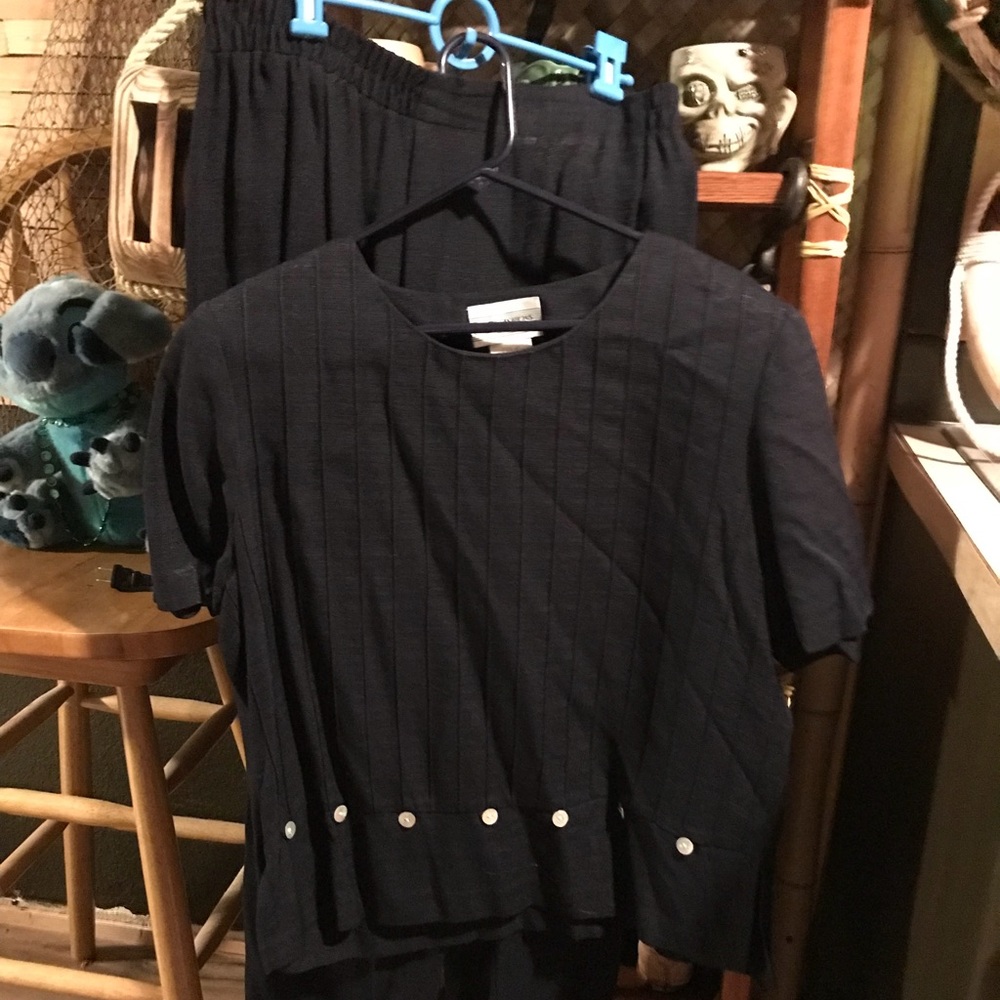 Vintage SL Fashion Pantsuit Set Size 14